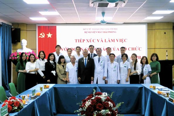 Tổ chức Phòng chống Mù lòa Châu Á – APBA khám, hội chẩn và phẫu thuật miễn phí tại Bệnh viện Mắt Hải Phòng.