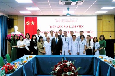 Tổ chức Phòng chống Mù lòa Châu Á – APBA khám, hội chẩn và phẫu thuật miễn phí tại Bệnh viện Mắt Hải Phòng.